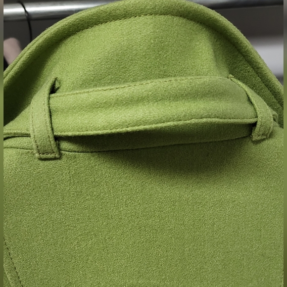 Green wool coat - Picture 5 of 5